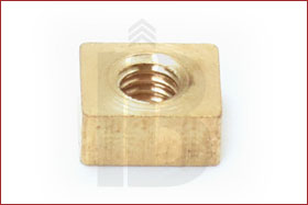 Brass Square Nut